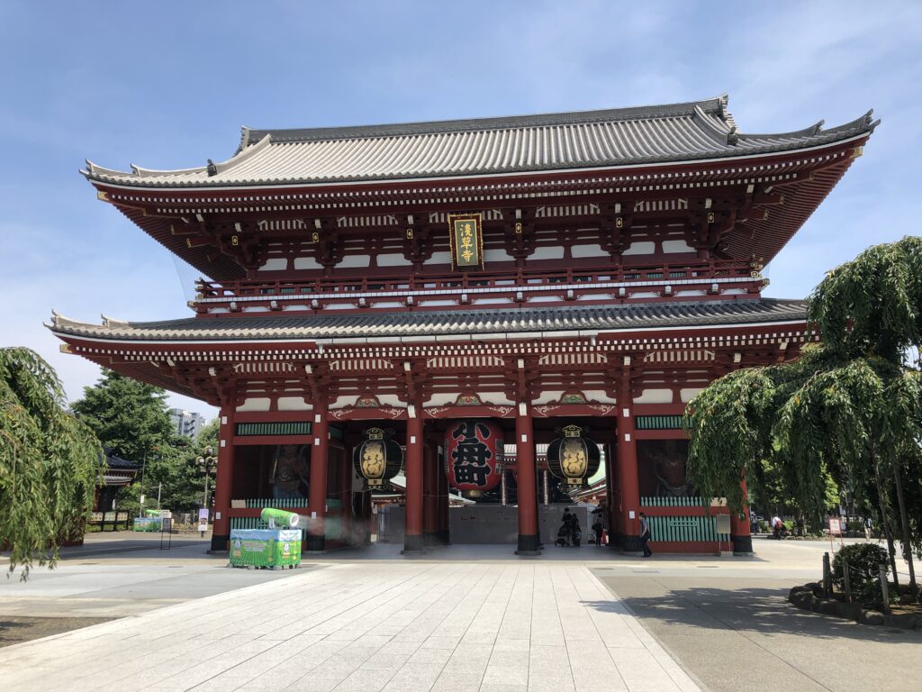 浅草寺の曜日別の混雑状況